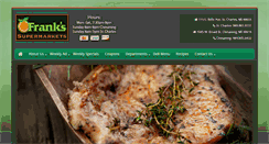 Desktop Screenshot of franksmarkets.com