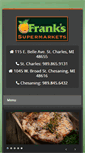 Mobile Screenshot of franksmarkets.com